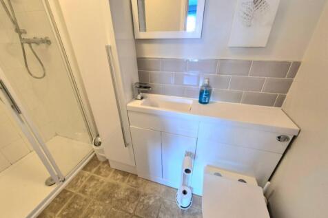 Shower room in garage