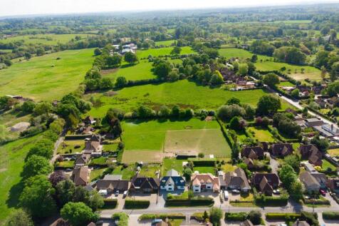 Drone shot from front