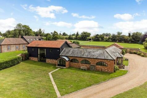 The driveway and front of house from above