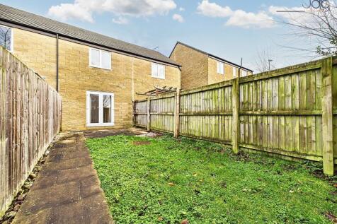 Spacious Garden with a mixture of lawn and flagged areas