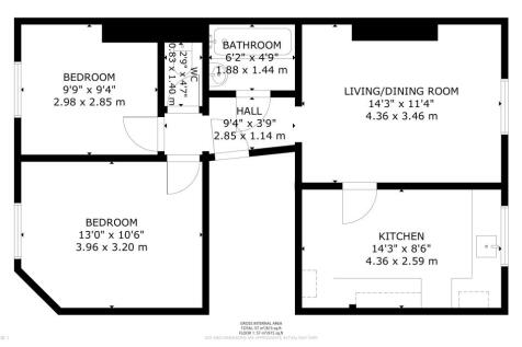 Flat C, 32 Navarino Road, Hackney, London  E8 1AD