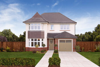 Redrow external image of the 3 bedroom 3 en-suite detached Oxford Lifestyle home