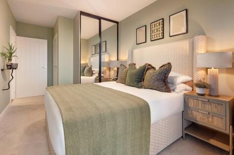 Fitted wardrobes to bedroom 1 make for great storage