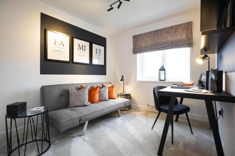 A second bedroom could also be used as a study, making home working easy