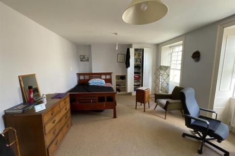 Spacious master bedroom with study area...