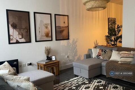 Living Room With Two Sofa Beds