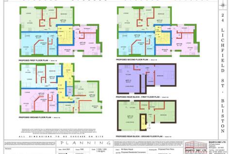 Floor plans - Flat 1-11, 24 Lichfield Street, Wolv