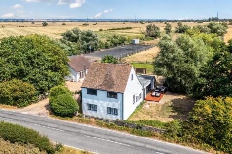 Aerial Shot of House,Annex and Stables .jpg
