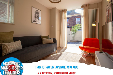 7-bed terraced on Haydn Avenue Manchester, M14 4DL, £810/mo