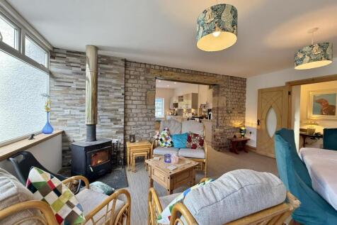 Stove and seating area dining room