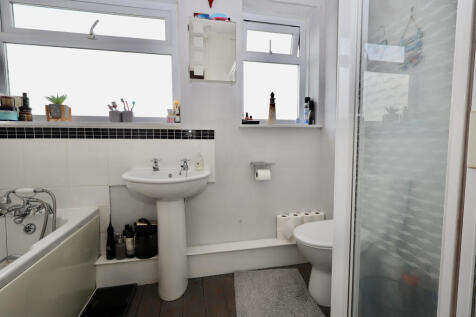 Bathroom with separate shower