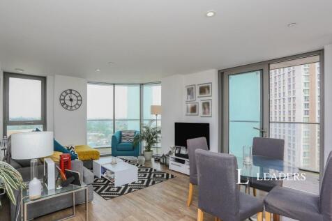 Living Room With A V