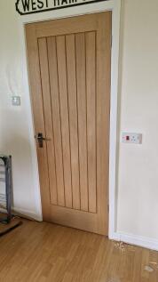 New oak internal doors