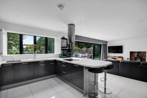 Open plan kitchen dining lounge