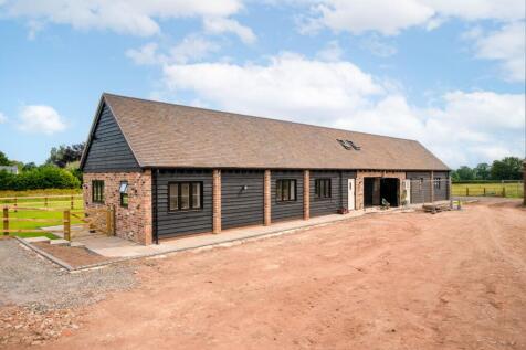 Example of a completed barn