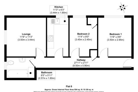 6 Rostrevor Court, 96 Sandown Road, Sandown PO36 9JX