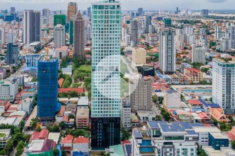 27th Floor 2 Bedroom Condo For Sale - J Tower 2, BKK1, Phnom Penh