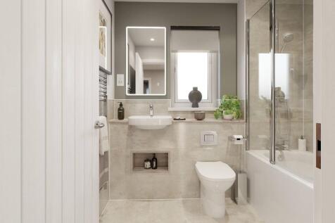 Second en suite featuring clean lines and quality finishes