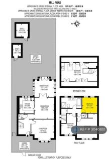 Floorplan With Bedroom 2 In Yellow