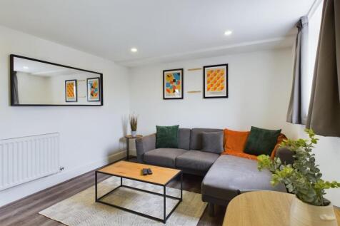 A stylish and inviting large modern living room...