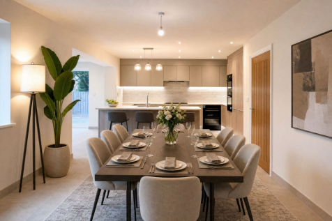 AI - This image has been virtually staged using AI to show potential layout and furnishings