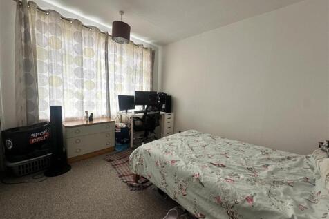 Bright, spacious bedroom with large study area....