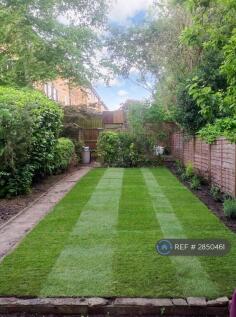 Summer View Of Lawned Garden
