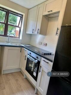 New Kitchen With Black Fridge Freezer Included