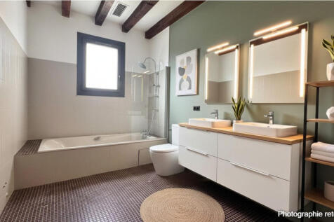 projection salle de bain refaite - bathroom renova