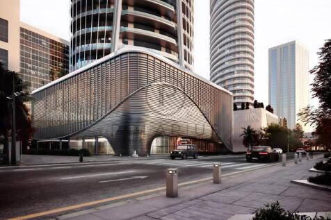 A modern cityscape featuring uniquely designed tal