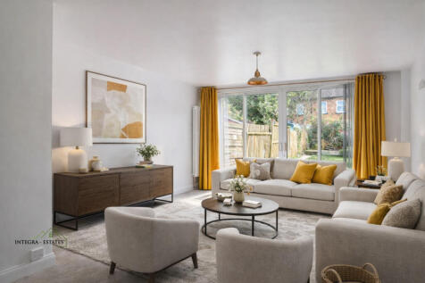 Staged Living room.