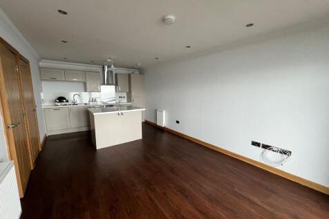 Lounge with open plan kitchen