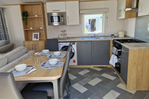 Bright open plan lounge inside Carnaby Silverdale 
