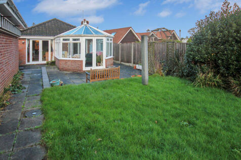Rear of property