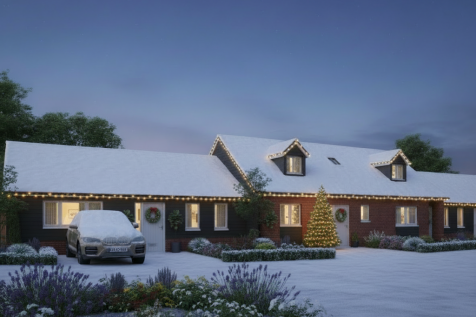 Paddock Close CGI Christmas image