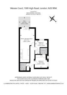 Flat 4, Wessex Court, 1500 High Road, London, N20 