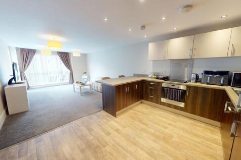 Open plan kitchen/living room