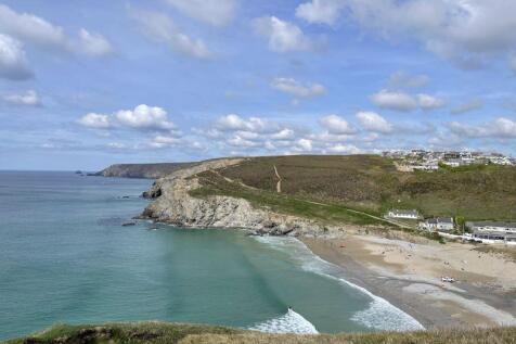 Porthtowan from the nearby footpath