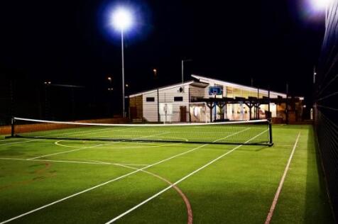 Sports court night