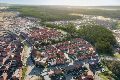 Aerial shot of forest walk with phase 1 and 2