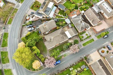 Aerial view of the property