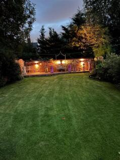 evening garden view