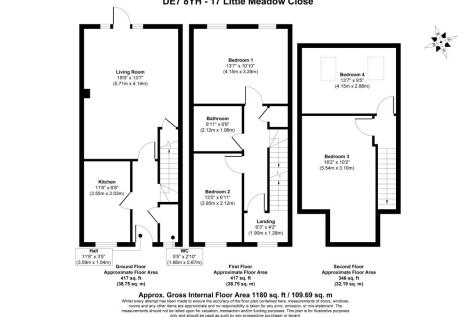 17 Little Meadow Close, Ilkeston, Derbyshire, DE7 8YH