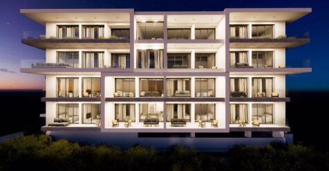 Apartments at night