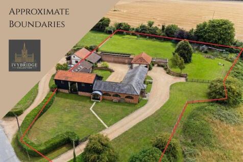 Approximate boundaries at Mill Farm Barn