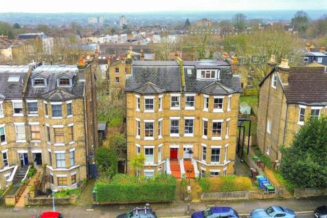 Exterior Drone For Sale 1 Bedroom Flat 13 Cintra Park Crystal Palace SE19 Nested Estate Agents 07456972657 photography Video by www.steele.london 07913296114