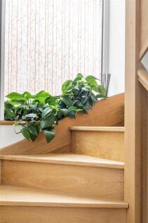 Stairs rising to Second Floor