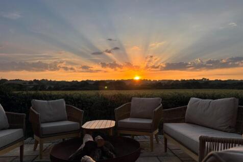 Sunset from the Terrace