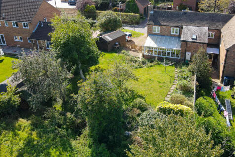 Aerial rear garden