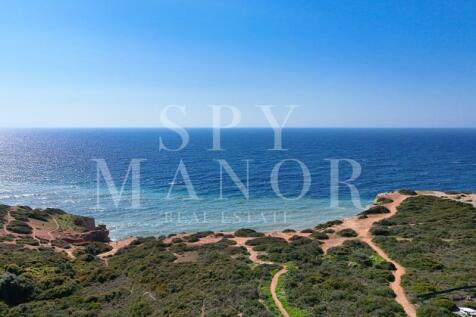 Panoramic sea view from clifftop villa location in Carvoeiro Algarve